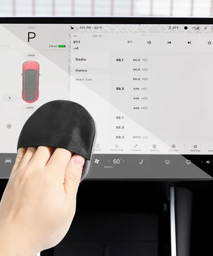 Miniatura 6 de RACOONA Limpiador de pantalla de automóvil, toallitas de tela de limpieza de pantalla, accesorios de automóvil, limpiador de pantalla táctil