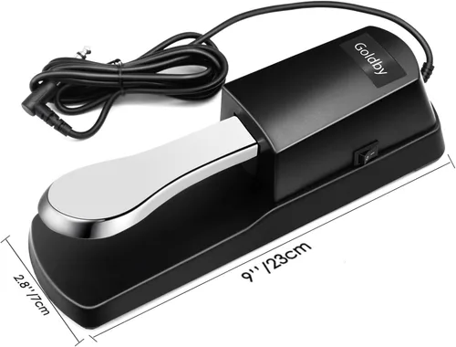 Miniatura 5 de Pedal de soporte para piano, teclado universal para Yamaha, Casio, Roland, Korg Pianos digitales MIDI, teclado electrónico, sintetizador de órganos