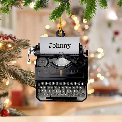 Miniatura 4 de Adorno de máquina de escribir personalizado, adorno de máquina de escribir antiguo, máquinas de escribir manuales, decoración de máquina de escribir
