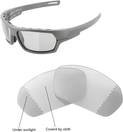 Miniatura 4 de Walleva - Lentes de repuesto para gafas de sol Under Armour Battlewrap