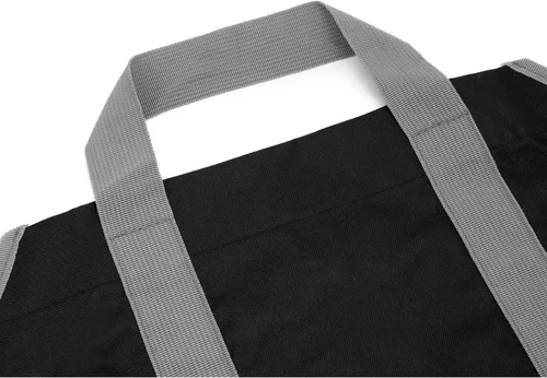Miniatura 7 de Stanbroil Bolsa de lona para leña, duradera bolsa de troncos Firepalce con asas para estufa de leña, camping al aire libre