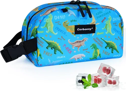 Miniatura 21 de Bolsa de almuerzo enfriadora - Congelable y aislada para viajes, niños/adultos, apta para yogur Rosa
