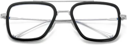 Miniatura 9 de Gafas de bloqueo de luz azul estilo Tony Stark para hombres y mujeres, gafas de juegos de computadora de Iron Man y Spider-Man