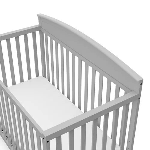Miniatura 4 de Graco Benton - Cuna convertible 5 en 1 (certificado GREENGUARD Gold) con colchón de espuma premium para cuna y niños pequeños incluido - Gris Gris