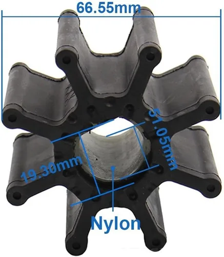 Miniatura 4 de Impulsor de bomba de agua para MerCruiser Bravo I, II, III TR TRS 47-59362 47-59362T1