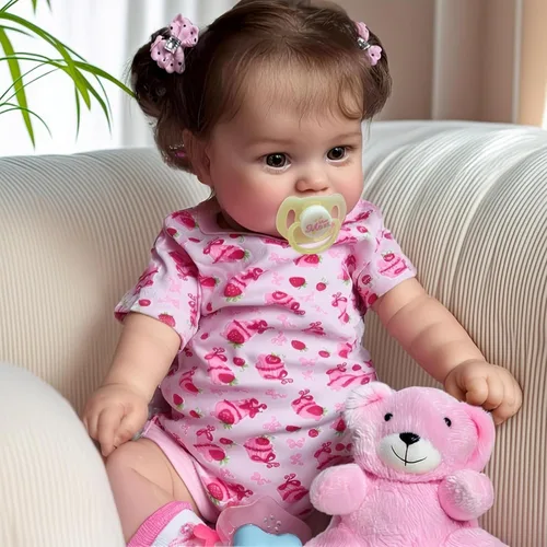 Miniatura 10 de JIZHI Muñecas Realistas de Bebé Reborn - 20 Pulgadas con Sensación Realista de Recién Nacido Adorables y Juguetonas Muñecas de Bebé de la Vida Real