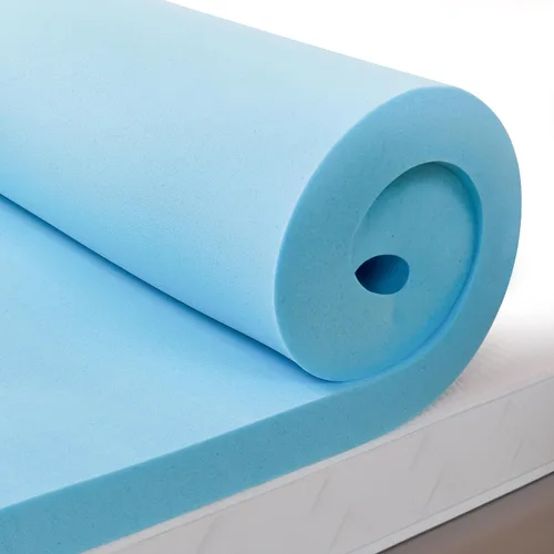 Miniatura 7 de Subrtex Cubrecolchón de espuma viscoelástica, cubrecolchón de espuma viscoelástica con infusión de gel de 3 pulgadas, cubrecolchón de espuma