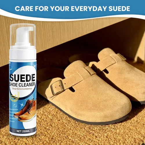 Miniatura 7 de Suede Shoe Cleaner, Color-Safe Foam Cleaner for Suede & Leather Shoes - Removes Dirt, Stains & Water Spots