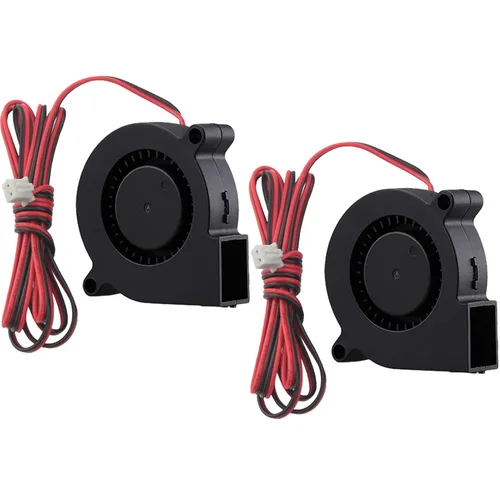 Miniatura 8 de GDSTIME Paquete de 2 mini ventilador de enfriamiento sin escobillas de 1.181 in x 1.181 in x 0.394 in 12 V con rodamiento de bolas dual