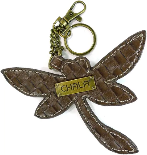 Miniatura 9 de CHALA Bolso de mano con encanto cruzado o hombro convertible grande color marrón
