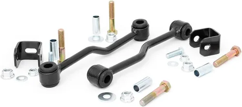 Enlaces de barra estabilizadora delantera Rough Country para Jeep TJ 97-06 | 84-01 XJ | 4-5" - 1028