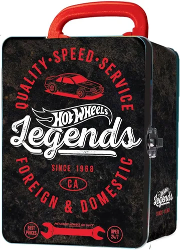 Miniatura 12 de Hot Wheels Bolsa de metal para automóvil a escala 1:64, 18 juguetes de almacenamiento y organizador, regalo para coleccionistas, niños a partir de 3