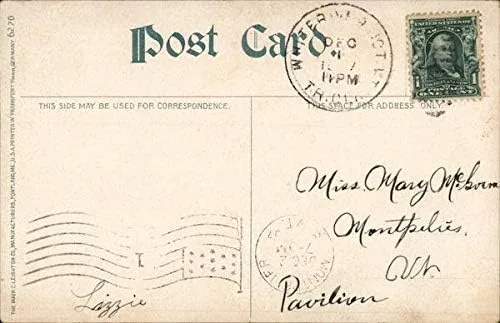 Miniatura 2 de Junction House White River Junction, Vermont VT Original Antique Postcard 1907