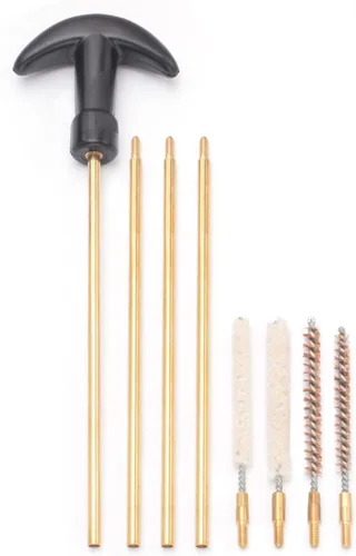 Miniatura 5 de . Kit de limpieza de pistola de aire calibre 177 y .22, incluye varilla de limpieza, cepillos, trapeadores, jags, púas y adaptador de rosca