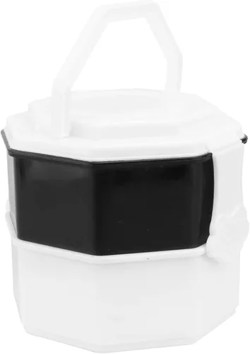Miniatura 5 de TOYANDONA Go Game Bowl con cerradura y asa, soporte para piezas de ajedrez, piedras de juego, contenedor de almacenamiento de ajedrez