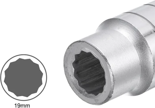 Miniatura 4 de HARFINGTON 0.748 in 12 puntos Zócalo poco profundo 3/4" Drive estándar métrico CR-V