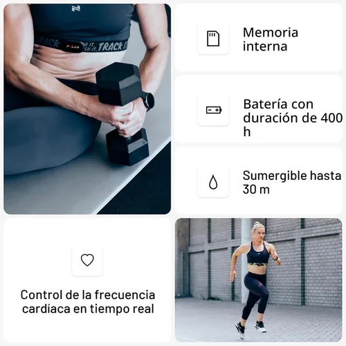 Miniatura 4 de Polar H10 - Correa de pecho para monitor de frecuencia cardíaca, ANT + Bluetooth, sensor HR impermeable para hombres y mujeres Negro