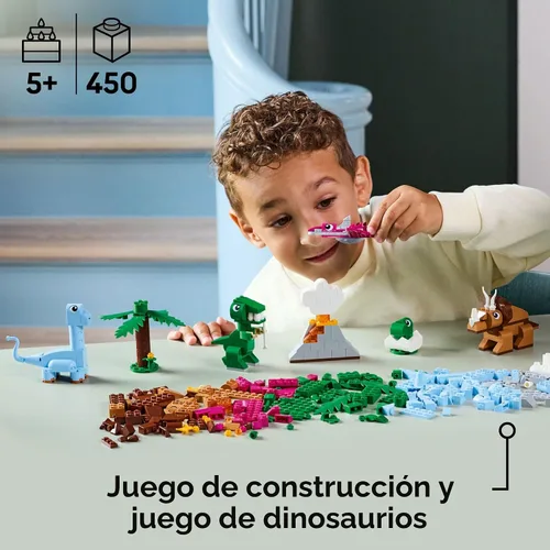 Miniatura 2 de LEGO Clásico Juguetes Creativos Dinosaurios - Bloques de Construcción para Niños, Niños y Niñas, Edades 5+ - Juguetes Educativos y de Aprendizaje