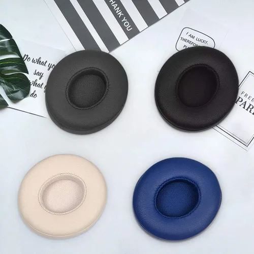 Miniatura 6 de Solo3 Almohadillas de repuesto para los oídos, almohadillas compatibles con auriculares inalámbricos Beats Solo 2 y Solo 3, almohadillas Solo2 Solo3