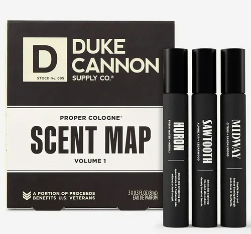 Miniatura 10 de Duke Cannon Proper Cologne Sawtooth Perfume para hombre Eau de Parfum Aire Alpino y Madera de Cedro Fragancia fresca, amaderada y duradera
