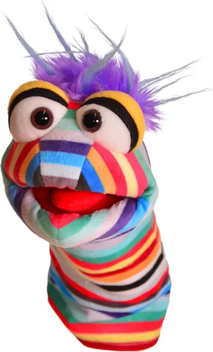 Miniatura 17 de Living Puppets - Conejo Fred de 17 Pulgadas, Marioneta de Mano de Peluche para Niños y Niñas