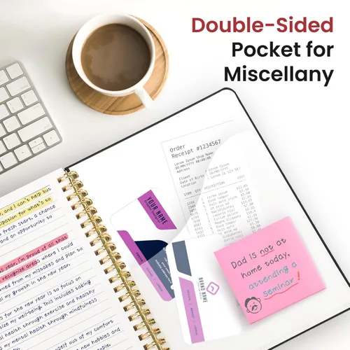 Miniatura 5 de Taja Cuaderno rayado en espiral para mujeres y hombres, 140 páginas, cuaderno de tapa dura con rayas universitarias para trabajo y toma de notas