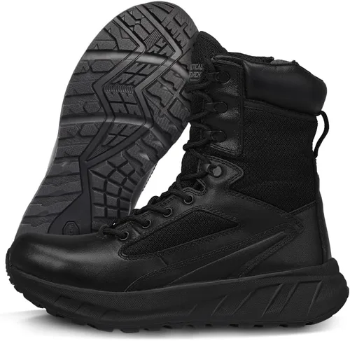 B Belleville Arm Your Feet Tactical Research MAXX - Botas tácticas maximalistas de 6 pulgadas ultra acolchadas para hombre con cremallera, diseñadas