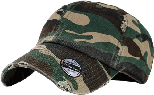 KBETHOS - Gorra de béisbol ajustable, de algodón desgastado, vintage, unisex, estilo polo, camionero, para papá