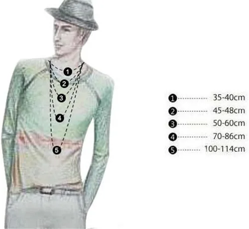 Miniatura 6 de VNOX Collar de cadena de cuerda francesa de acero inoxidable para hombres y mujeres, 16182022242826282830323436 pulgadas