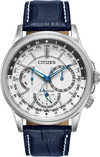 Miniatura 8 de Citizen Men's Eco-Drive Calendrier Classic Watch, 12/24 Hour Time, 3-Hand Day and Date, Chronograph, Luminous Hands