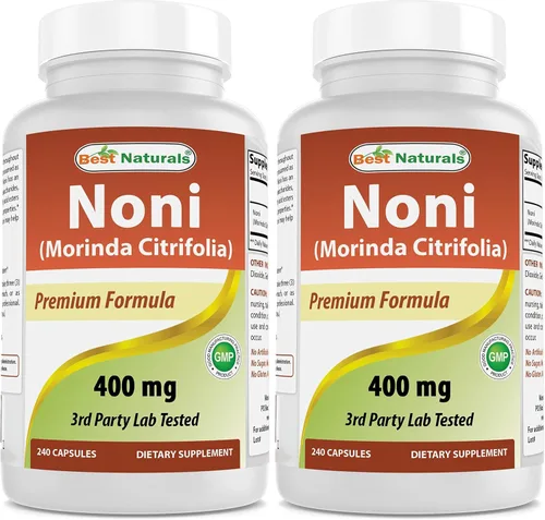 Miniatura 8 de Best Naturals Noni 400 mg 240 Cápsulas