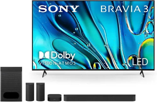 Miniatura 12 de Sony - Televisor BRAVIA de 43 Pulgadas 4K Ultra HD con 3 LED, Smart TV (K-43S30) Modelo 2024 + Barra de Sonido BRAVIA Theater Bar 6 de 3.1.2 canales