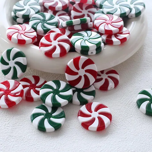 Miniatura 4 de Bastón de Caramelo de Navidad 48 piezas Rojo y Blanco Adornos Colgantes de Menta para Árbol de Navidad para Decoración de Casa Fiesta de Navidad