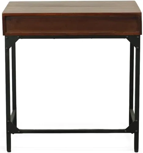Miniatura 5 de Carolina Classic Raleigh Rustic Top RTA Escritorio de escritura en castaño/negro
