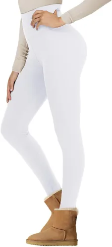 Miniatura 9 de NexiEpoch - Leggings de forro polar para mujer, pantalones de yoga de invierno de cintura alta, control de abdomen, suaves, térmicos, cálidos