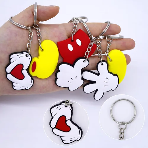 Miniatura 3 de 24 llaveros de ratón, lindo llavero de silicona de ratón para regalos de fiesta temática de ratón, suministros de fiesta de cumpleaños de ratón