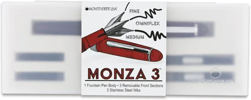 Miniatura 7 de Monteverde Monza - Pluma estilográfica (3 unidades), color rojo
