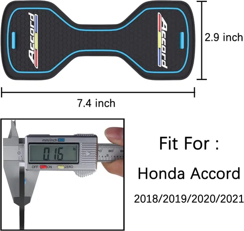 Miniatura 3 de Portavasos para automóvil compatible con accesorios Accord, posavasos impermeables, tapete antideslizante para portavasos de automóvil para Accord