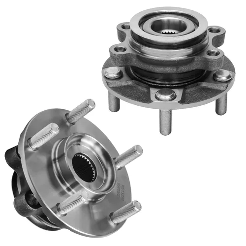 Miniatura 79 de Detroit Axle - 2.2L Bujes de rodamiento de rueda delanteros de 2 piezas para Honda Accord 90-97, 97 Acura CL, 2 rodamientos de ruedas y conjunto