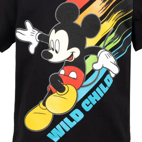 Miniatura 4 de Disney- Camisa de manga corta y pantalones cortos de malla de Mickey Mouse