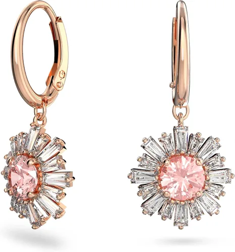 SWAROVSKI Colección Sunshine Jewelry, cristales rosas, acabado en tono oro rosa