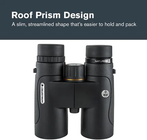 Miniatura 8 de Celestron Binoculares Nature DX ED 10x42 Premium - Lentes objetivo de dispersión extra baja - Binoculares para exteriores y observación de aves