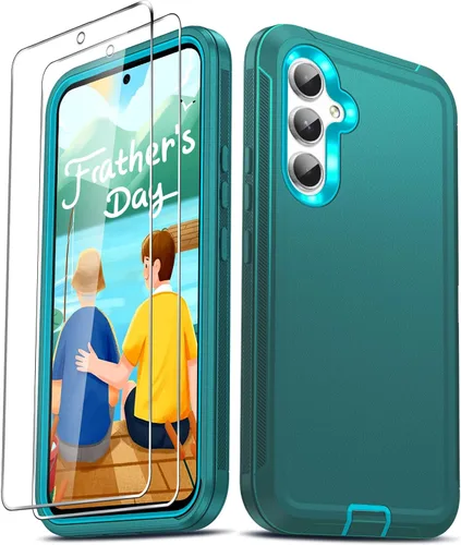 Miniatura 49 de LeYi Funda compatible con Samsumg Galaxy A05 4G: Galaxy A05 4G con resistente a los golpes, 3 en 1 de cuerpo completo, protección resistente