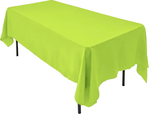 Miniatura 13 de AK TRADING CO. Mantel rectangular de poliéster de 60 x 102 pulgadas, fabricado en Estados Unidos, resistente a las arrugas, ignífugo, duradero