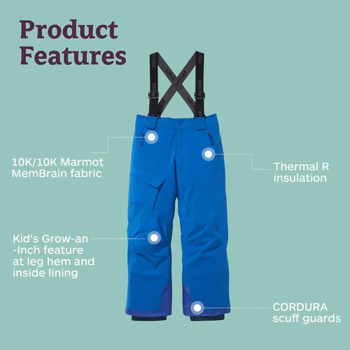 Miniatura 4 de MARMOT Pantalón de nieve con aislamiento Edge para niños