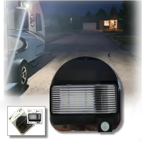 Miniatura 12 de MG1000-450B-SB, luz LED de sensor de movimiento para porche montada en exterior de RV, con clasificación IP65 con sensor INTELA, protección
