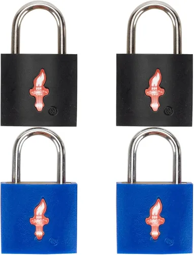Miniatura 9 de Paquete de 8 candados TSA para maleta, candado de equipaje TSA para maletas, maletas y fundas de armas, cerradura de seguridad de latón macizo