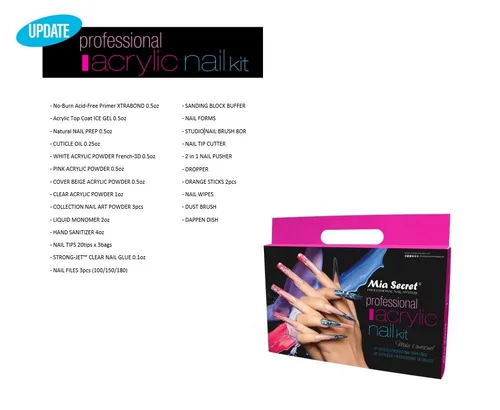Miniatura 2 de Mia Secret Kit profesional de uñas acrílicas (KIT-03)