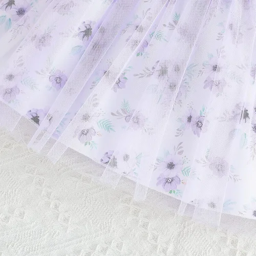 Miniatura 7 de Toddler Baby Girl Summer Outfit Seaside Skirt Sundress Summer Floral Dress Tulle Dress