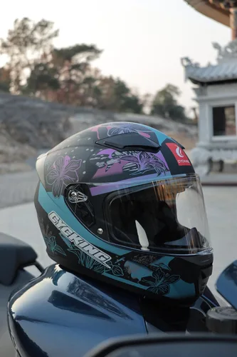 Miniatura 3 de Casco de motocicleta de cara completa, aprobado por DOT, casco de bicicleta de calle para adultos, hombres y mujeres, carcasa de ABS con visera